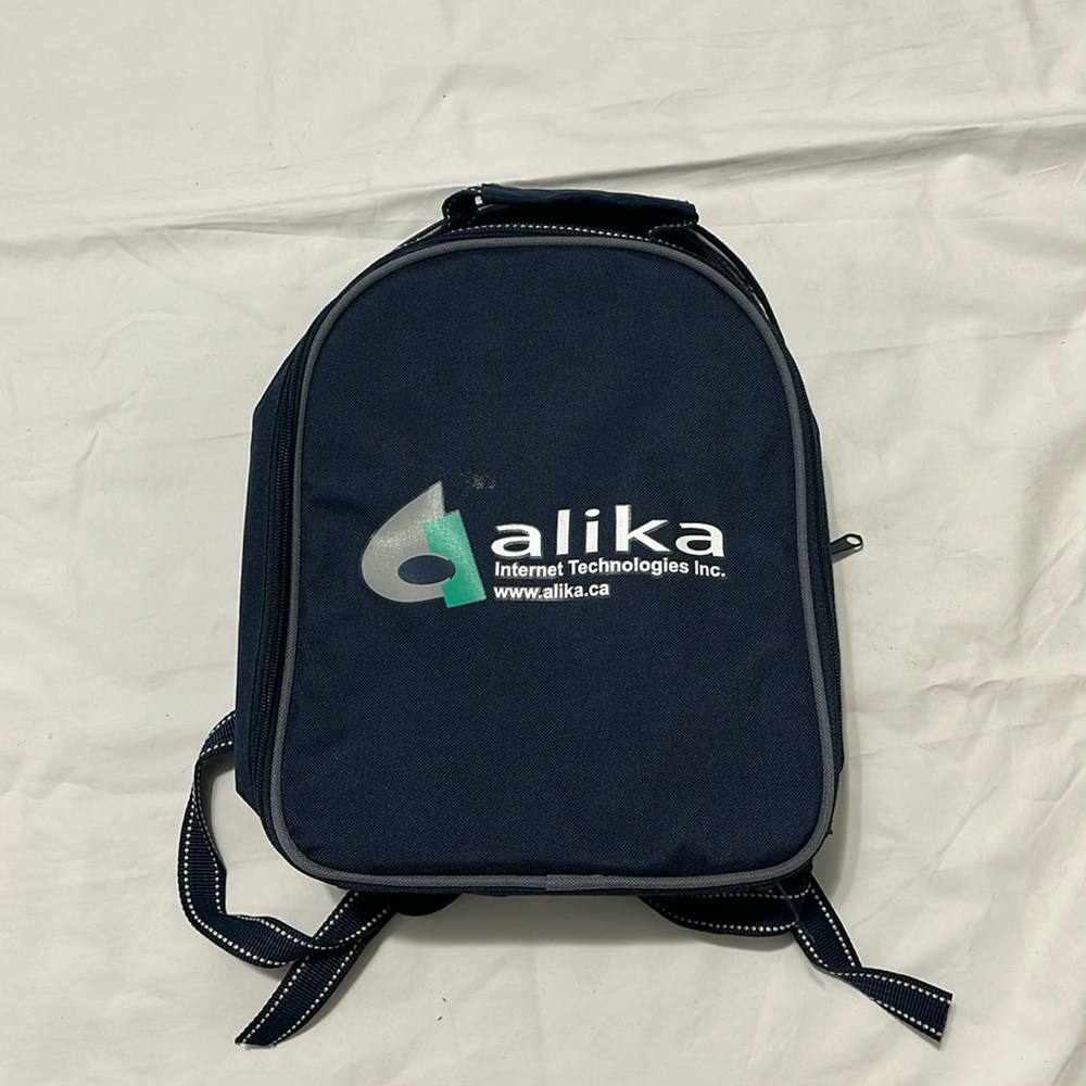 Classic basic small backpack  Light Weight Brand ALICA Like new dark blue